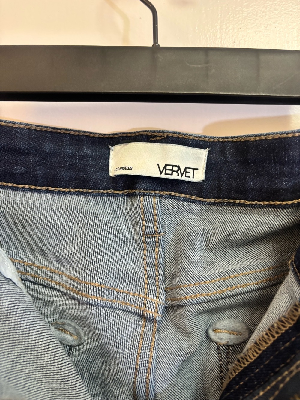 High-Rise Dark Blue Women’s Jeans — Classic Fit - Picture 2 of 6